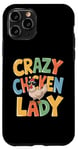 Coque pour iPhone 11 Pro Crazy Chicken Lady Farm Œufs frais Coq Agriculteur de volaille