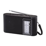 Debuns - Radio Portable, Poste Radio Transistor avec Excellente Réception et Grand Haut-Parleur, Poste de Radio Pile et Secteur, pour Personnes