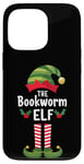 iPhone 13 Pro The Bookworm Elf Matching Family Christmas Book Lover Worm Case