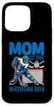 Coque pour iPhone 15 Pro Max Hockey Mom Of The Birthday Boy Hockey Family Matching gift