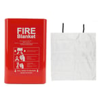 Flame Retardant Fire Blanket Glass Fibre Heat Insulation Blanket For Home Ou New