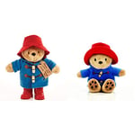 Rainbow Designs Official Classic Paddington with Boots Soft Toy & PA1484 Classic Paddington Bean Toy Bear Plush, Red