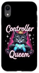 iPhone XR Controller Queen Cute Gamer Cat Design- Gaming Cat Lovers Case