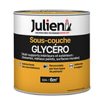 Julien Peinture Sous-Couche - Glycéro Intérieur et Extérieur - pour Pièces Sèches et Humides - Blanc Mat 0,5L