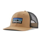 Patagonia P-6 Logo Trucker Hat - Casquette Grayling Brown Taille unique