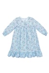 Cosmic Moon & Star Cotton Three Quarter Sleeved Nightie