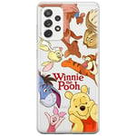 ERT GROUP mobile phone case for Samsung A52 5G / A52 LTE 4G / A52S 5G original and officially Licensed Disney pattern Winnie the Pooh & Friends 046, partially transparent