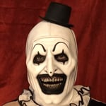 Terrifier 2 Art the Clown Mask Cosplay Kostym Maskerad rekvisita A