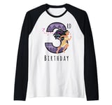 Disney Pocahontas 3rd Birthday Cartoon Portrait Manche Raglan