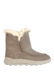 Geox Spherica 4X4 B ABX Suede Faux Fur Lined Boots, Sand