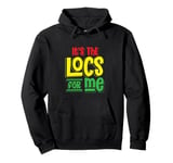 Dreadlock Hair Black Pride Afro Hairstyle Black American Pullover Hoodie