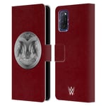 OFFICIAL WWE TITLE BELTS LEATHER BOOK WALLET CASE FOR OPPO PHONES