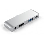 Satechi USB-C Mobile Pro Hub -adapter, silver