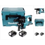 Makita - dhr 264 2 x 18 v / 36 v Li-Ion sds Plus Perforateur burineur sans fil avec boîtier Makpac 4 inclus 2 x bl 1840 18 v 4,0 Ah Li-Ion Akku