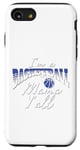 Coque pour iPhone SE (2020) / 7 / 8 Southern Moms Cadeau de basket-ball fantaisie pour femme Bleu et blanc