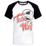 Teen Wolf Mens Logo Raglan T-Shirt - M