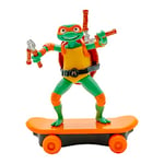 TMNT Tortues Ninja - Sewer Shredders Michelangelo sur Skate avec rétrofriction et modalité Combat. Movie Style