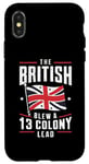 iPhone X/XS BetsyRsoss Flags, The British Blew a 13 ColonyLead Case