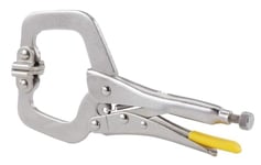 Stanley 0-84-815 MaxSteel Pince Etau avec C-Clamp, Argent, 170 mm