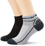 CMP - 3I95667 - Chaussettes - Lot de 2 - Homme - Noir (Nero/Grey Mel) - 46/48