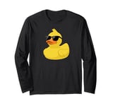 Cute Yellow Rubber Ducky Little Bath Toy Duck Long Sleeve T-Shirt