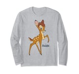 Disney Bambi Simple Portrait Logo Manche Longue