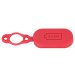 Alupre Waterproof Charging Interface Port Protector Cover Cap for XIAOMI MIJIA Electric Scooter Red