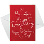 Cute Valentines Day Card For Her Him Valentine's Card For Boyfriend Girlfriend