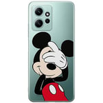 ERT GROUP mobile phone case for Xiaomi REDMI NOTE 12 4G original and officially Licensed Disney pattern Mickey 003 optimally adapted to the shape of the mobile phone, partially transparent