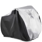 Shining House - Housse Vélo Bache de Protection pour Vélo Etanche à la Pluie Poussière uv Imperméable pour Bicyclette vtt et Vélo de Route pour 2 Vélo