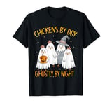 Funny Chicken Halloween Costume Spooky Season Chickens Witch T-Shirt