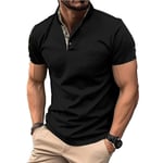 Polo Homme De Sport Golf Tennis Manche Courte Fit Grande Vêtements Masculin Wx14