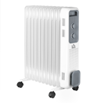 Oil Filled Radiator - Portable Electric Heater with 3 Heat Settings, 11 Fins