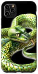 Coque pour iPhone 11 Pro Max Serpent serpent vert