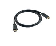 Wintem Câble HDMI 2 mètres 2.0 avec connecteurs plaqués or et entrée mâle/mâle - Excellent comme support 4K, 3D et ARC - Vitesse 18 Gbps Idéal pour les jeux, les téléviseurs et les lecteurs Blu-ray -