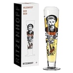 Ritzenhoff 1011009 Verre à bière 330 ml – Série Heldenfest, motif n° 9 – Barber – Rond et multicolore – Fabriqué en Allemagne