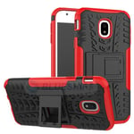 Samsung Galaxy J3 Pro/J3 2017      Heavy Duty Case    Red