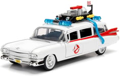 Jada 253235000 Cazafantasmas coche ECTO-1 metal 1:24 Ghostbusters Car White, One