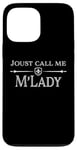 Coque pour iPhone 13 Pro Max Costume de fête de la Renaissance My Lady Joust Larp