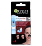 Garnier Pure Active Anti-Blackhead Charcoal Nose Strips Pack Of 4