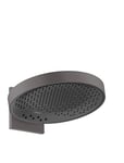 hansgrohe Rainfinity Shower Head 360 mm Round 3 Jet Types Wall Mounted Brushed Black Chrome