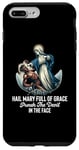 Coque pour iPhone 7 Plus/8 Plus Je vous salue Marie pleine de grâce Punch the Devil in the Face Catholic