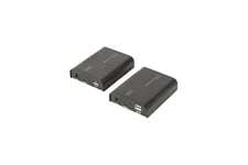 DIGITUS Professional HDMI KVM Extender over IP, Set - KVM / audio forlænger - 100Mb LAN