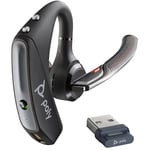 HP Poly Voyager 5200 UC Bluetooth-headset – Støydemping og talekommandoer