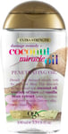OGX Coconut Miracle Oil Hair Treatment - Extra Strength Dry Hair Repair, 100 ml