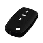 (Musta) Hot Car Key Cover Case Shell Fob VW Golf Bora Jetta POLO GOLF Passat Skoda Octavia A5 Fabia SEAT Ibiza Leon