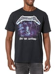 Metallica Unisex's Ride The Lightning T-Shirt, Black, XL