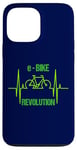 iPhone 13 Pro Max eBike Revolution Bicycle Electric Heartbeat Funny EKG Pulse Case