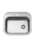 Juvel Intra juvel bmk480b1 stainless steel kitchen sink inset with