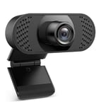 Webcam HD 1080P avec microphone, caméra Web d'ordinateur en streaming pour ordinateur portable/ordinateur de bureau/Mac/TV, caméra PC USB pour appels vidéo, conférences, jeux